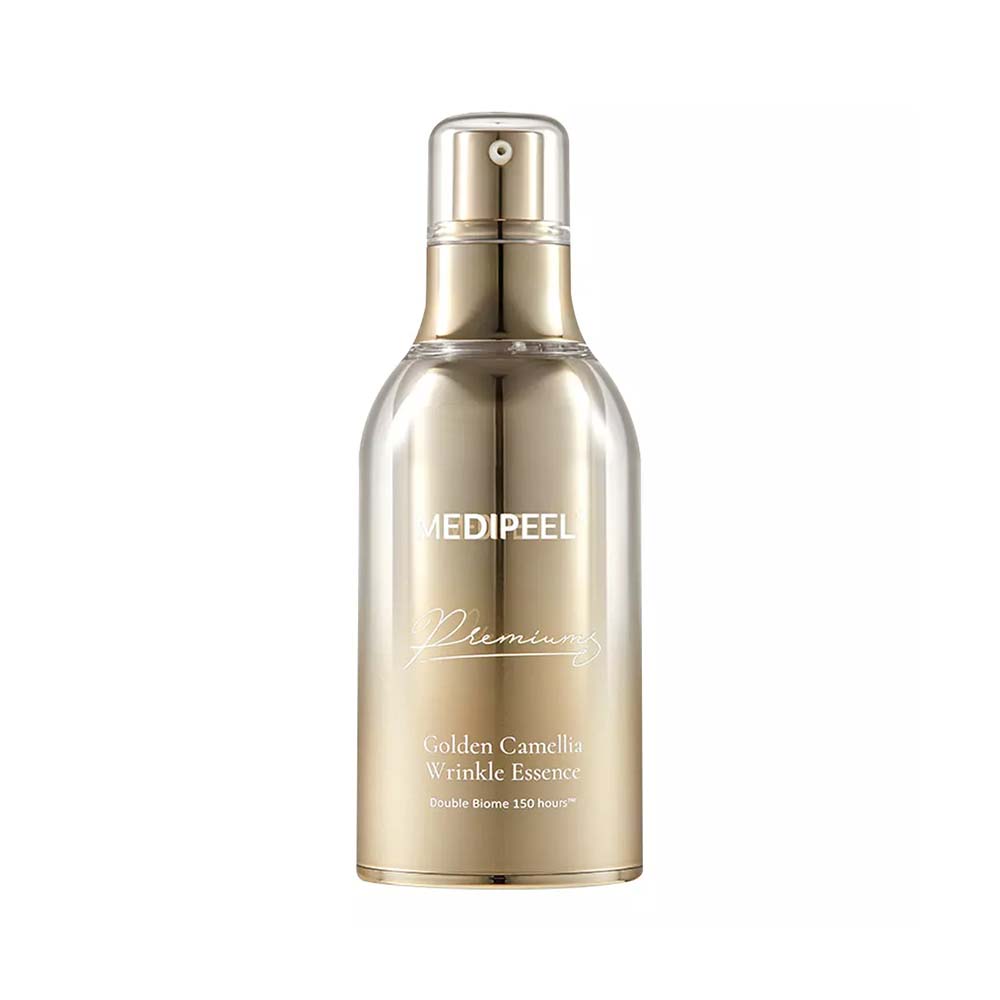 MEDI PEEL Peptide 9 Golden Camellia Wrinkle Essence 50ml 1 MEDI PEEL Peptide 9 Golden Camellia Wrinkle Essence με χρυσό 24Κ και πεπτίδια για αντιγηραντική φροντίδα