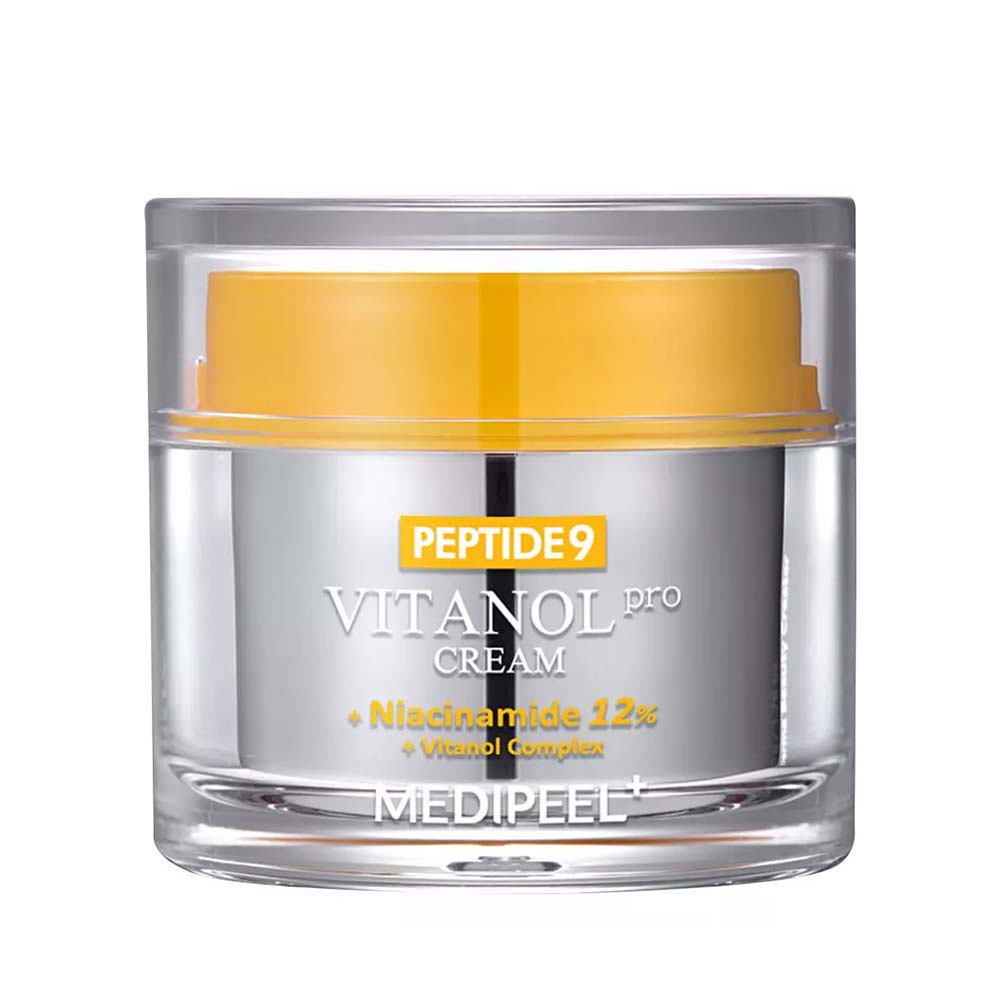 MEDI PEEL Peptide 9 Vitanol Cream Pro 50gr 1 MEDI PEEL Peptide 9 Vitanol Cream Pro με retinal και πεπτίδια για αντιγηραντική φροντίδα και φωτεινότητα