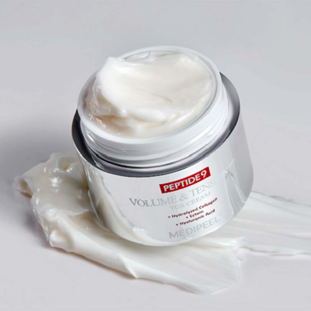 MEDI PEEL Peptide 9 Volume & Tension Tox Cream Pro 50g 1 MEDI PEEL Peptide 9 Volume Tension Tox Cream Pro με πεπτίδια και κολλαγόνο για σύσφιξη και αντιγηραντική φροντίδα